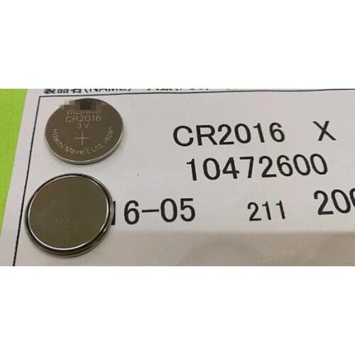 100PCS FREESHIPPING Brand new original Japanese button cell CR2016 3V bare cell remote control key