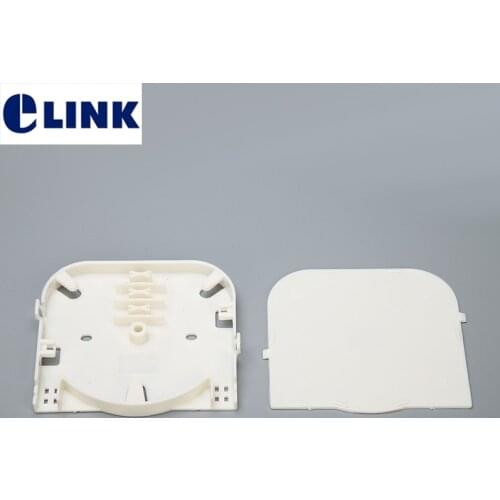 30PCS mini 6 core fiber splice tray for ODF ABS new material high quality fiber square type fiber terminal box splice protector