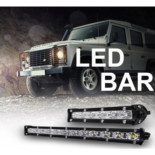 4x4 offroad spot light bar 15 inch 36w Slim Led driving light 4WD truck Aux headlight ATV UTE Van Trailer RV Led lightbar 12v24v