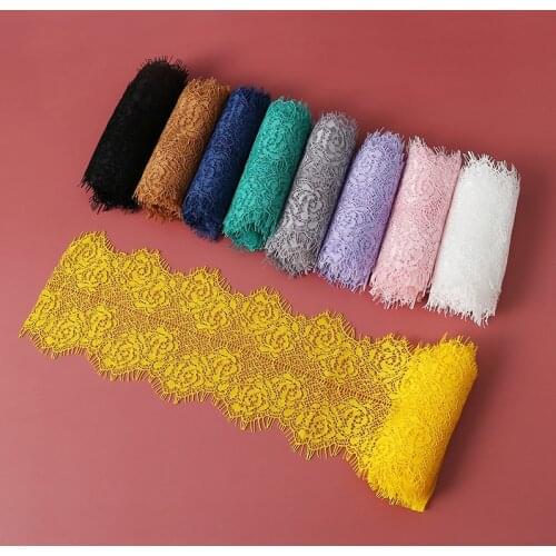 8cm wide color eyelashes lace fabric accessories clothing materials lace edge diy clothes decoration belt hem