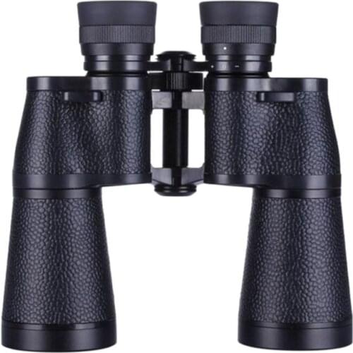ZIYOUHU 10X50 HD Binoculars Military Night Vision Telescope Wide-angle pocket Military long range Black hunting Waterproof black