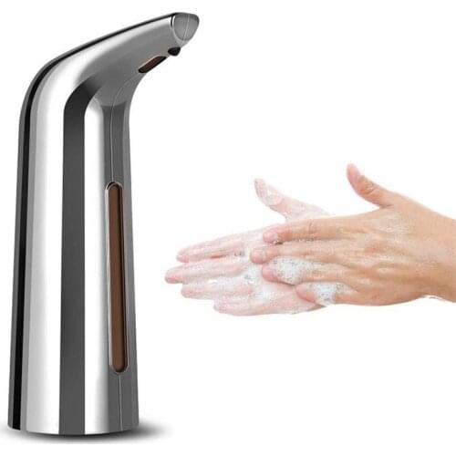 Smart Sensor Touchless Electroplated Sanitizer Dispensador Automatic Liquid Soap Dispenser for Kitchen Bathroom WY71513