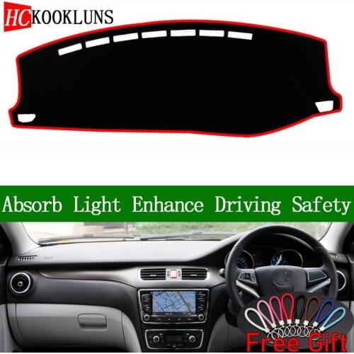 For JAC heyue 2010 2011 2012 2013 2014 Right Hand Drive Dashboard Cover Car Stickers Dash Mat Carpet Interior Accessories