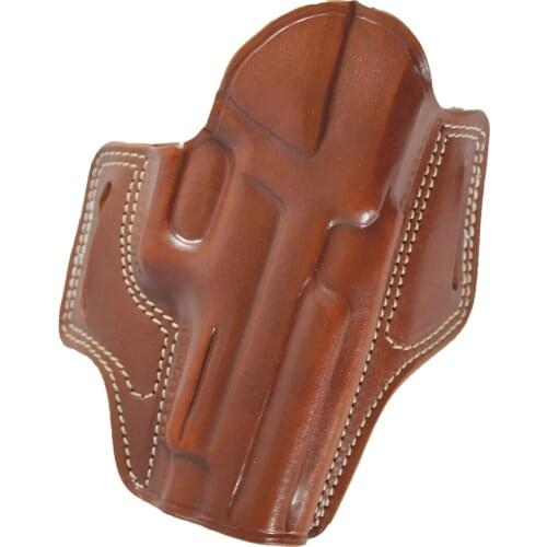 YT HOBBY Glock 17/22/31/37 Pancake Style Leather OWB Carry Two Slot Fast Draw Handmade Pistol Firearm gun Holster