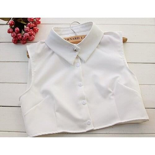 2015 white beaded rhinestone decoration false collar shirt lace collar blouse fake shirt collar white decorative false jewelry
