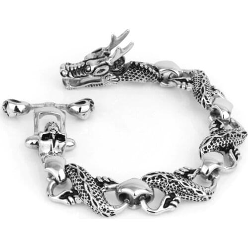 New personality alternative animal bracelet Chinese leading titanium steel bracelet fashion factory direct jewelry