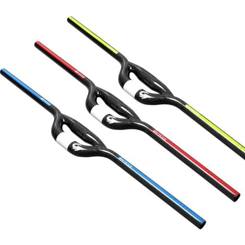 Brand New 3 color ASIACOM Foled bike 3K full carbon fibre Double tube bicycle handlebar carbon bar 25.4/31.8*600-740mm Free ship