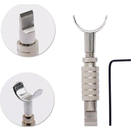 Nonvor DIY Simple Handmade Leather Tools Rotating Leather Carving Swivel Knife Blade Tools DIY tanned Trenching Device Craft
