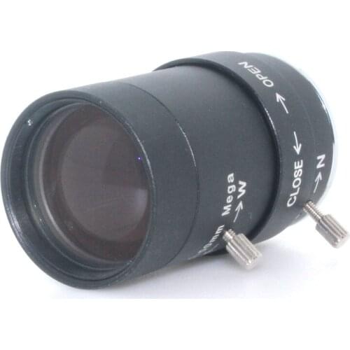 HD 5-50mm CS Lens 1/3" IR CS Mount Varifocal Manual Iris CCTV Lens for CCTV Security Cameras Industrial Camera Lens