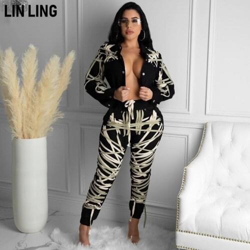 LINLING Original Diablo Geometric Personality Design Cardigan Retro Cool Loose Lapel Buckle Short Coat