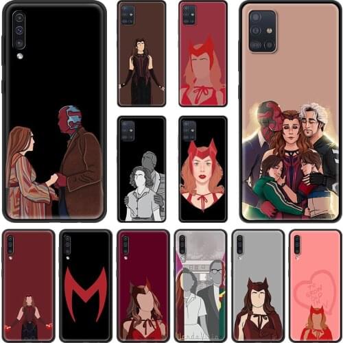 Popular TV Series W-WandaVision Phone Case for Samsung Galaxy A51 A71 A21S A12 A11 A31 A52 A41 A32 5G A72 A02S Silicon Cover