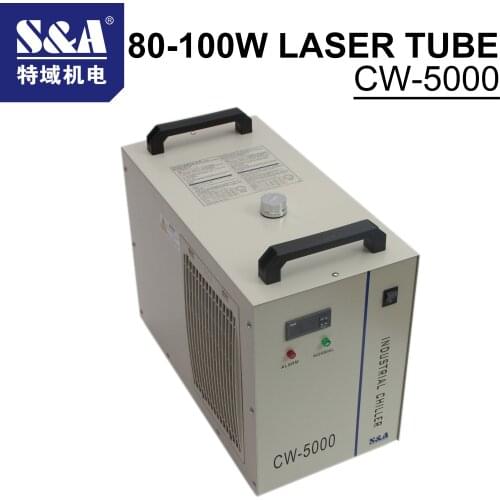 S&A TEYU CO2 Laser Cutting Machine Industry Water Cooling Machine CW-5000 Laser Chiller