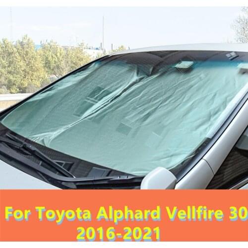 Sun visor Sunscreen heat insulation Visor Car window Separate heat board Accessories For Toyota Alphard Vellfire 30 2016-2021
