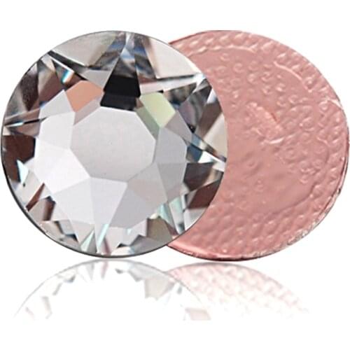 Charms 2088HF Hot Fix Clear New Facted 8 Big 8 Small Flatback SS16 SS20 SS30 Crystal Glass Strass Iron On Czech Rhinestone