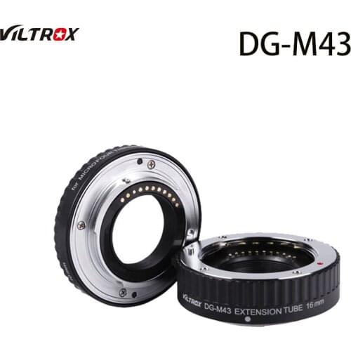 Viltrox Metal Mount Auto Focus Rings AF Macro Extension Tube for Micro 4/3 M4/3 MFT DG-M43 Lens for Panasonic Olympus E-P1 E-P2