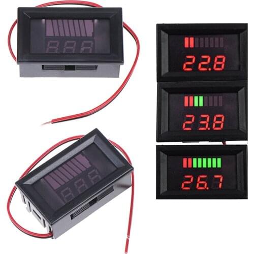 12V Acid Lead Battery Charge Level Indicator Lithium Battery Capacity Meter