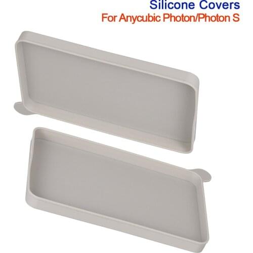 2PCS Silicone Covers Resin Vat Light Curing Trough For Anycubic Photon And Photon S DLP SLA 3D Printer Parts Slicone Plate