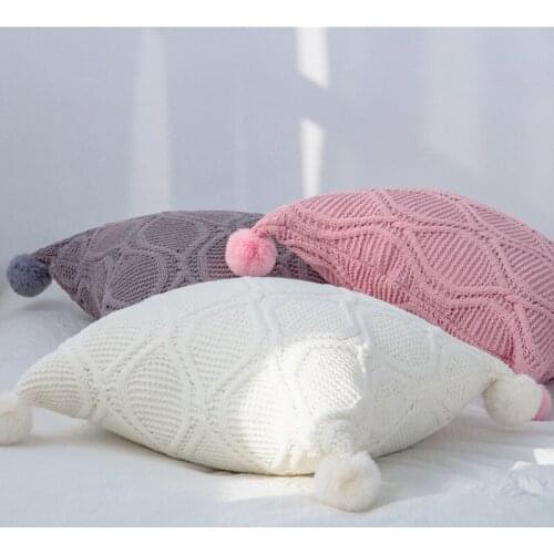 2020 New Chenille Fabric Decorative Throw Pillowcases Household Supplies Modern Simple Pillow Covers Home Textiles Almofadas Dec