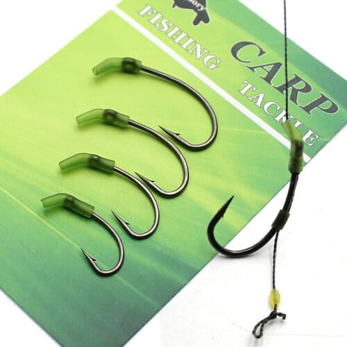 30PCS Carp Fishing Accessories Silicone Rig Tube Heat Shrink Tubes Tubing Heating Shrink Tubing for Carp Chod Rig Fishing Tackle