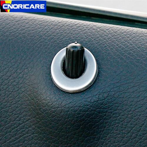 Car Styling Door Lift Pin Decoration Covers Stickers For Mercedes Benz A GLA CLA Class W176 X156 C117 2013-17 Bolt Circle Trim