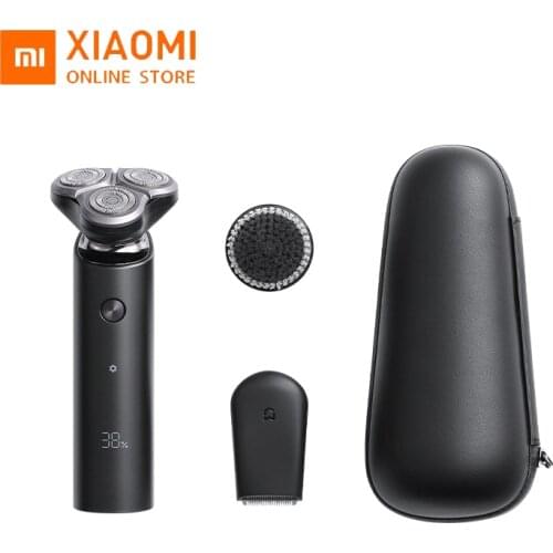 Xiaomi Mi Electric Shaver S500C Portable LED Screen Type-C Dry Wet Shaving Washable beard trimmer trimer intelligent low noise