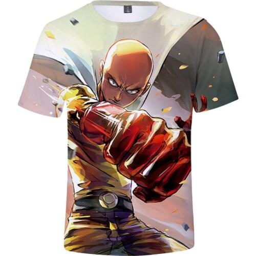 Anime One Punch Man 3D Printed T Shirt Boys Girls Harajuku Streetwear Hip Hop Funny Tshirt Graphic Tee Hipster Top Shirt Cosplay