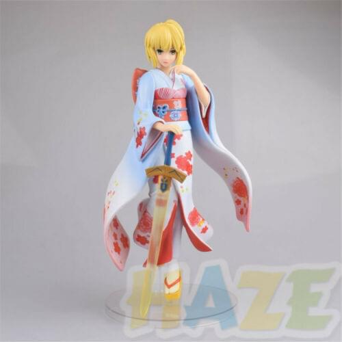 Anime Fate/stay night Saber Kimono Ver. Figure Model Toy Gift No Box