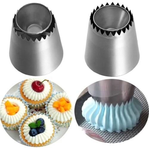 Icing Piping Nozzles Cookie Biscuit Russian Ice Cream Pastry Tips Cake Molds Cake Decorating Tools Kitchen Baking Accessories