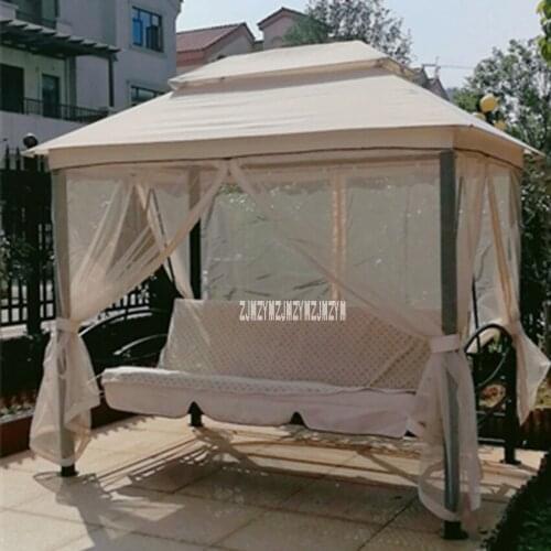 Home Outdoor Swing Equipment Lazy Double Balcony Polyester Cloth Garden Rocking Chair Household Outdoor Reclining Hammock