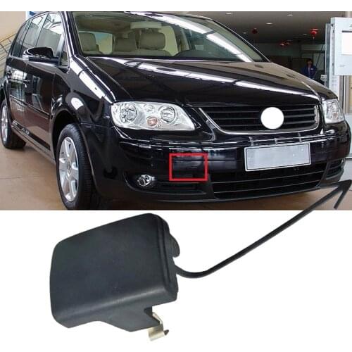 Roavia For VW Touran 2005 2006 2007 Car Front Bumper Tow Hook Cover Cap Traction Lid Towing Hole Cap Plate Trim Shell Garnish