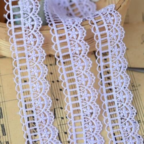 Hot sale lace accessories Light purple import quality fine water soluble lace, 2.7 cm lace fabric