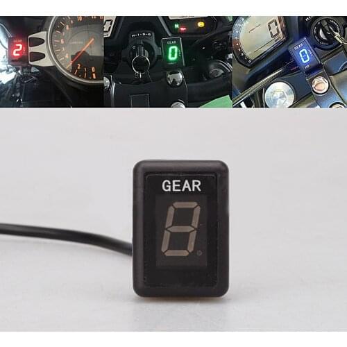 Motorcycle LCD Electronics 6 Speed 1-6 Level Gear Indicator Digital Gear Meter For Yamaha FAZER FZS600 FZS1000 FZS 600 1000 Moto