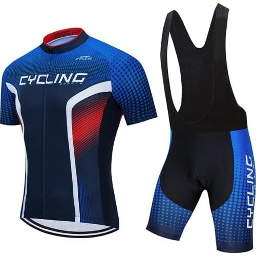 Mens Cycling Uniform BIB Gel Pants 2021 Road Bike Jersey Set Pro Cycle Suit Male Bicycle Clothes Team Dress Shorts MTB Clothing