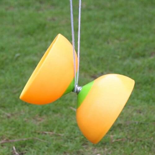 Funny Chinese YOYO 3 Bearing Clutch Diabolo Set Metal Sticks String Bag Toys Outdoor Parent-Child Interactive Game Toy
