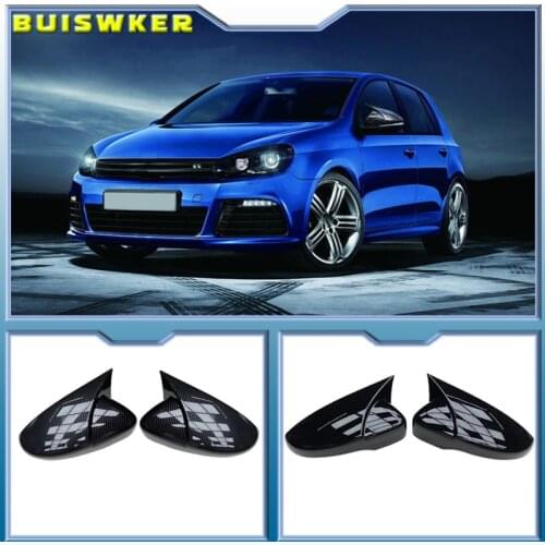 For Volkswagen VW Scirocco 2009-2018 Door Side Wing Rearview mirror Cover Sticker Trim Car Styling Accessories