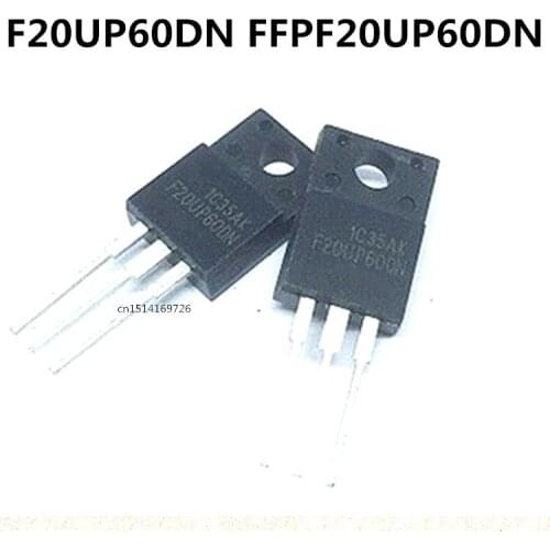 Original new 5pcs/ F20UP60DN FFPF20UP60DN 20A/600V TO-220F