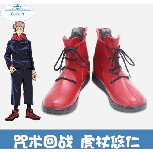 Hot Anime Jujutsu Kaisen Itadori Yuji Yuuji Cosplay Boots shoes Halloween Christmas Boots