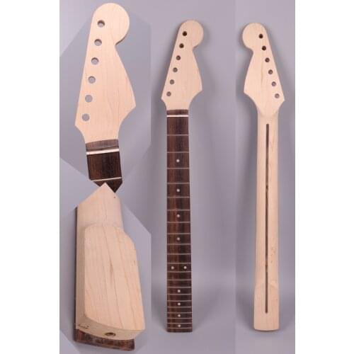 ST electric guitar neck 21 fret 25.5'' rose wood maple Fretboard Truss Rod #19