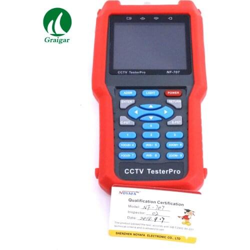 CCTV Cable Tester Analog CVBS Signal NF-707 PAL/NTSC Multi-system Color Bar Video Generator
