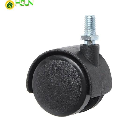 1.0/1.5/2.0 inch Universal wheel Nylon wheel Screw caster universal Furniture electric casters Silent wheel