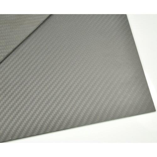 1pcs Matte Surface 3K 100% Carbon Fiber Plate Sheet 100x250x1.6mm