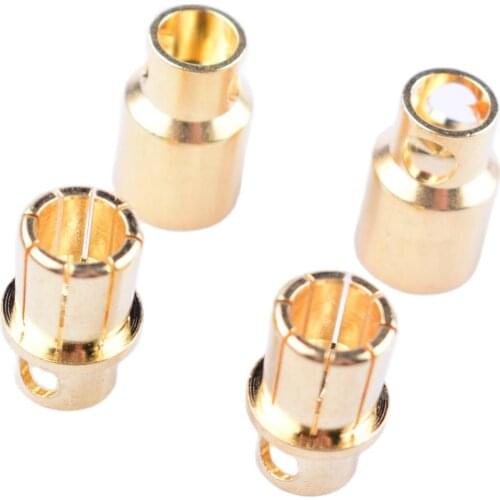 180A 8.0mm Gold Plated Bullet Banana Plug rc Connectors for Battery,Charger,Motor,ESC ,RC Planes Cars Boat Drone