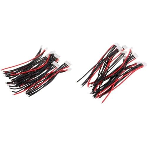 20pcs Silicone JST-XH Cable Wire 10cm for 3s 4s LiPo Battery Balance Charger