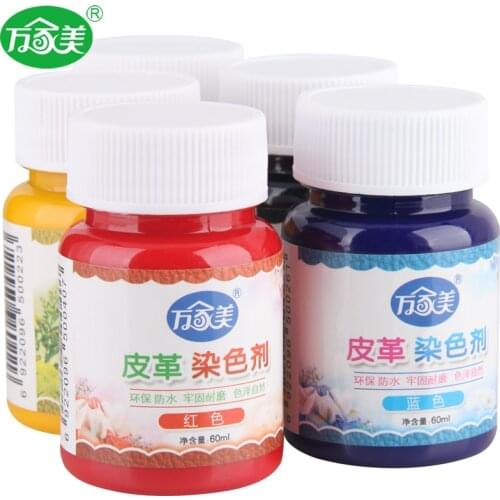 60ML Leather Renovation Dyeing Agent Leather Sofa Color Changing Repair Coloring Agent