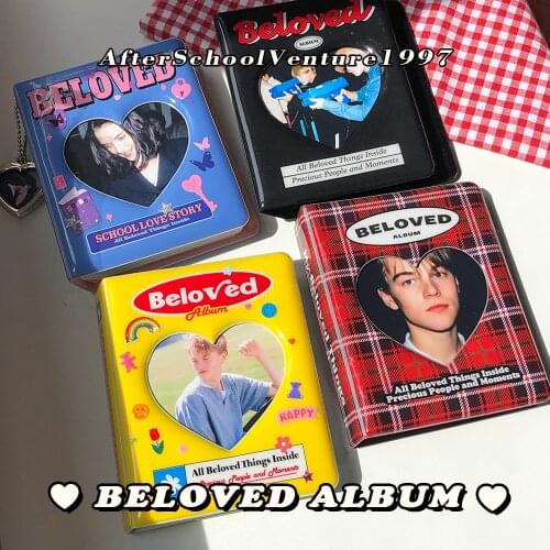 64 Pockets American Heart Vintage Star Chasing Girl Card Binder Scrapbooking Stickers Storage Book