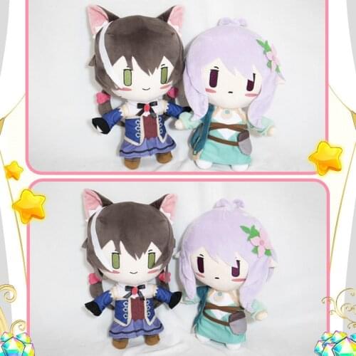 Anime Princess Connect! Re:Dive Kyaru kokoro Cosplay Cartoon Plush Stuffed Dolls Pillow Plushie Toy Xmas Gifts 36cm