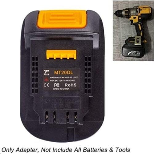 Free sipping Mt20Dl Battery Adapter For Makita 18V Bl1830 Bl1860 Bl1815 Li-Ion Battery For Dewalt 18V 20V Dcb200 Li-Ion Battery
