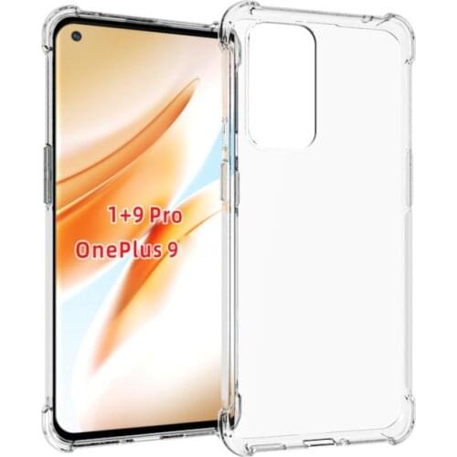 For OnePlus 9 9 pro CaseTPU clear Silicone Soft Camera Lens protection Phone Case for One Plus 9 9pro 1+9 Back Cover Shell