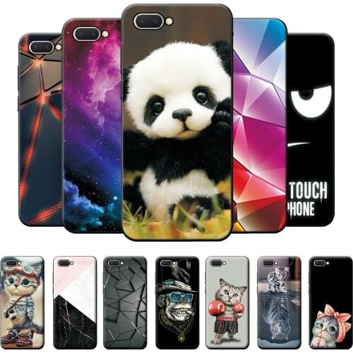 Case For OPPO A5 Case For OPPO A3S A5 AX5 RealmeC1 Cover Panda Protective Case For OPPO AX5 A5 Silicone TPU Phone Cover Bumper