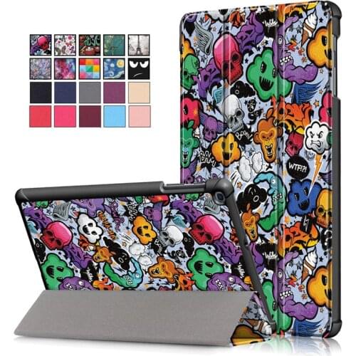 Tablet Case for Samsung Galaxy Tab A 10 1 2019 Folding Stand Hard PC Back for Funda Samsung Galaxy Tab A 10.1 SM T510 T510 Cover